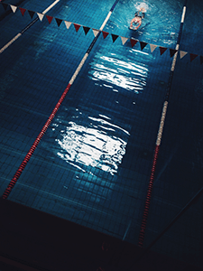 Compétition de natation